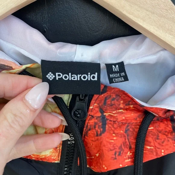 Polaroid Mountain Print Windbreaker Jacket, Men’s Medium - Picture 7 of 9